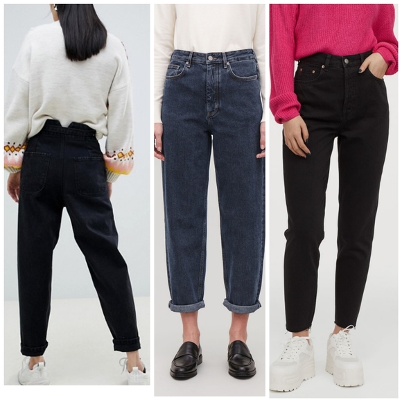 lee mom tapered jeans